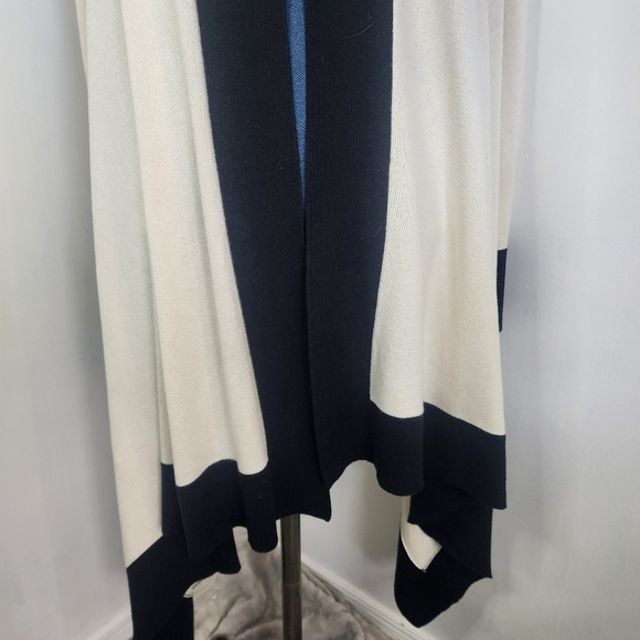 Talbots Lux Silk Cashmere Blend Drape Open Front Cardigan Sweater - Picture 6 of 12